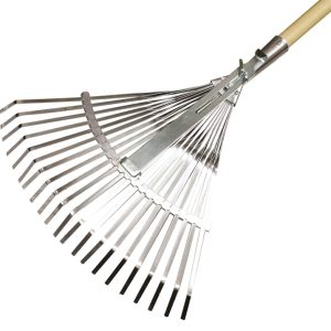 Agef SCOPA PER FOGLIE CON ATTACCO CONICO 21 denti regolabili