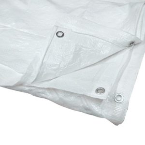 Utilia TELO OCCHIELLATO MULTIUSO IN POLIETILENE Col. Bianco mt. 2×3