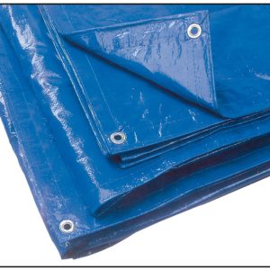 Utilia TELO OCCHIELLATO MULTIUSO IN POLIETILENE Col. Blu mt. 5×8