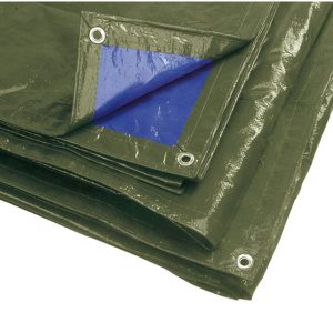 Utilia TELO OCCHIELLATO IN POLIETILENE Col. Verde/Blu (120 gr/mq) mt. 6×8