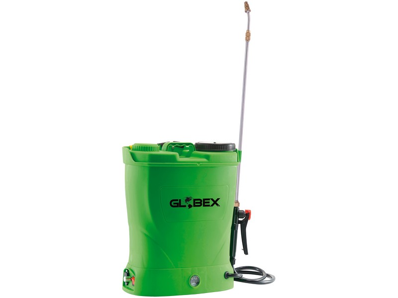 Globex POMPA IRRORATRICE A BATTERIA lt. 16-12V 8 AH LITIO - immagine 2