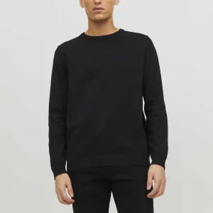 MAGLIA BASIC JACK&JONES DA UOMO NERO