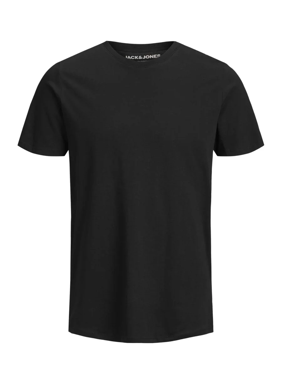 T-SHIRT BASIC GIROCOLLO JACK&JONES DA RAGAZZO NERO - immagine 2