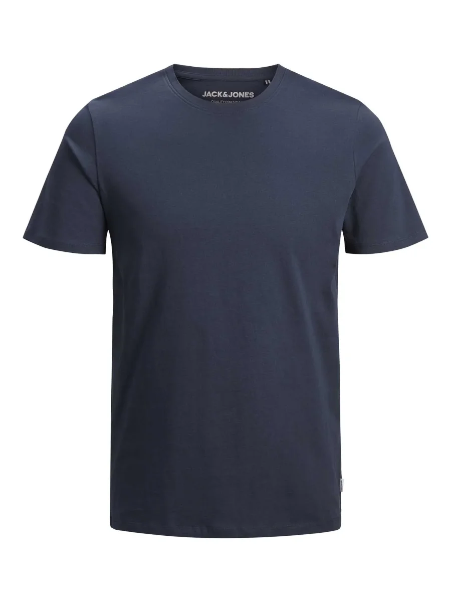 T-SHIRT BASIC GIROCOLLO JACK&JONES DA RAGAZZO BLU - immagine 3