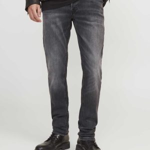 DENIM NERO JACK&JONES GLENN ORIGINAL DA UOMO