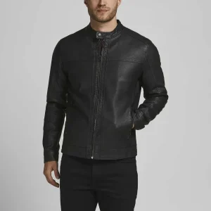 GIUBBINO EWARNER JACK & JONES DA UOMO NERO