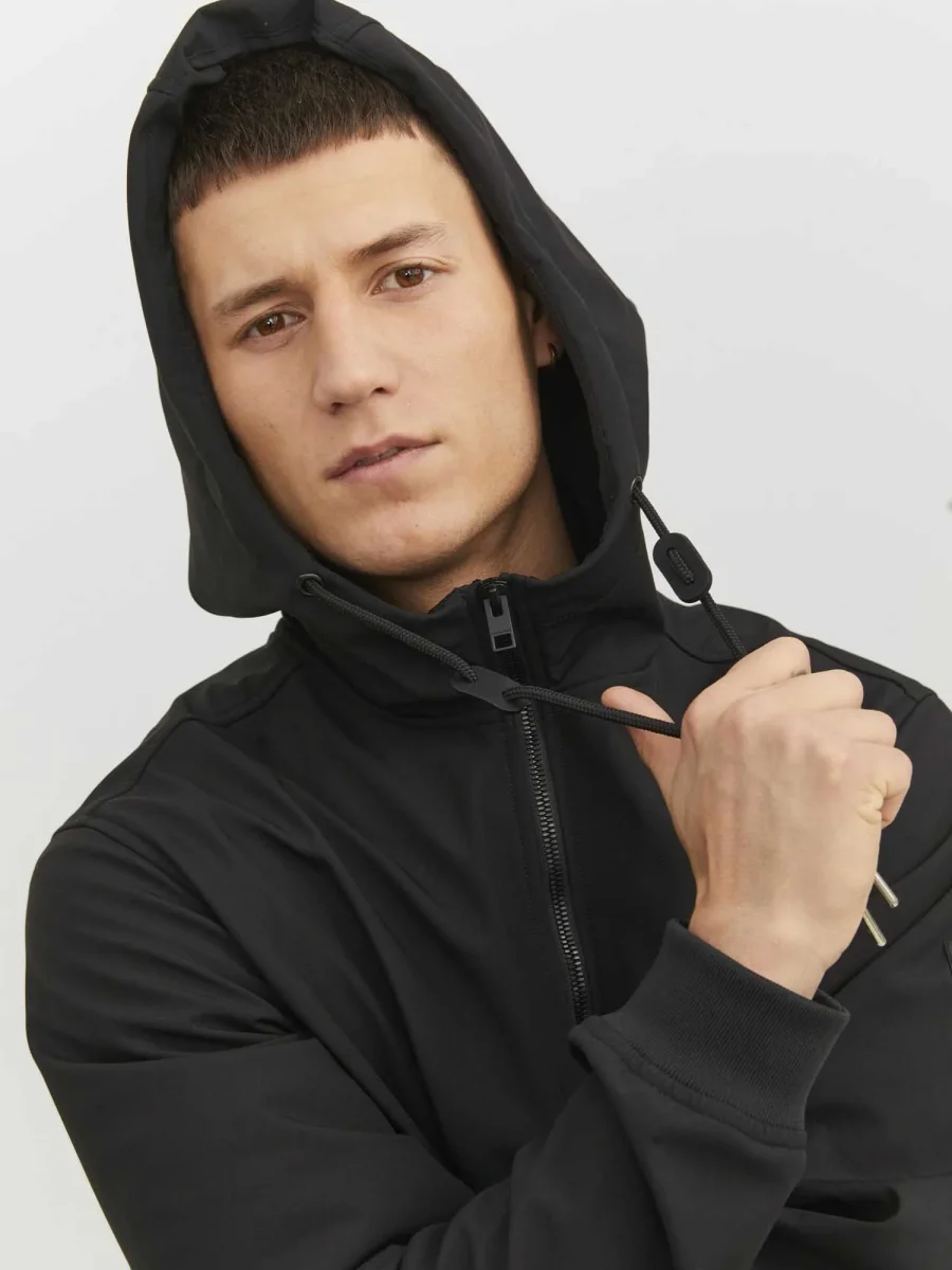 GIUBBINO SOFTSHELL JACK&JONES DA RAGAZZO NERO - immagine 7