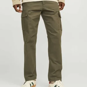 PANTALONE CARGO KANE JACK&JONES DA RAGAZZO VERDE OLIVA