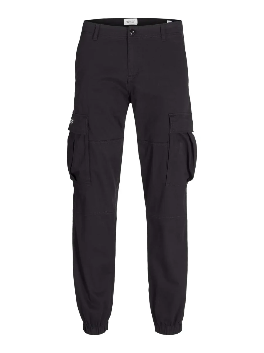 PANTALONE CARGO STKANE JACK&JONES DA UOMO NERO