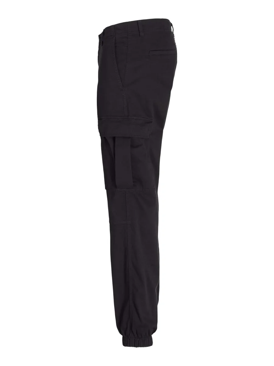 PANTALONE CARGO STKANE JACK&JONES DA UOMO NERO - immagine 3