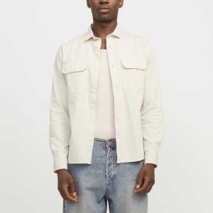 CAMICIA TRAVIS JACK&JONES DA UOMO PANNA