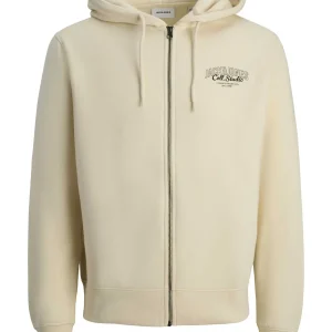 FELPA CON CAPPUCCIO MAKOTO JACK&JONES DA RAGAZZO PANNA