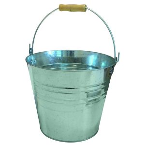 UTILIA SECCHIO IN LAMIERA ZINCATA lt. 12