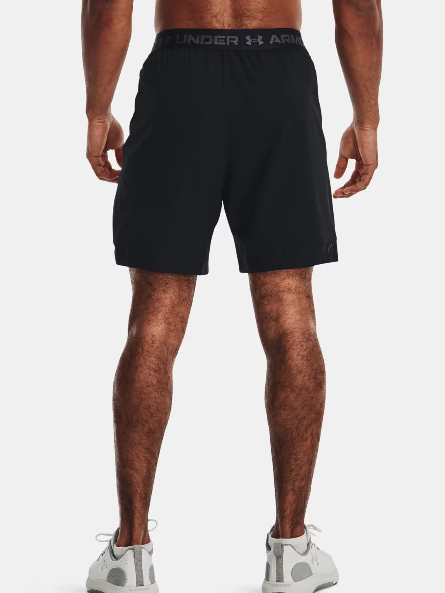 Shorts Vanish Woven da uomo in nero ultraleggeri e traspiranti - immagine 4