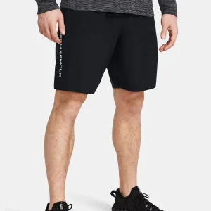Shorts Woven Tech da uomo neri con vestibilità loose