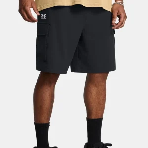 Shorts cargo UA Vibe da uomo unisex in nero
