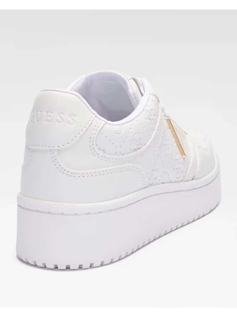 SNEAKERS BIANCHE GUESS MIRAM 6 DA DONNA - immagine 4