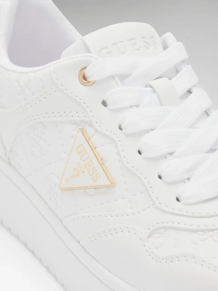 SNEAKERS BIANCHE GUESS MIRAM 6 DA DONNA - immagine 5