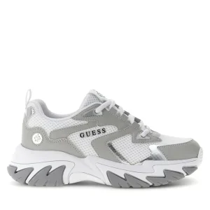 SNEAKER BIANCA-ARGENTO GUESS NOTISS DA DONNA