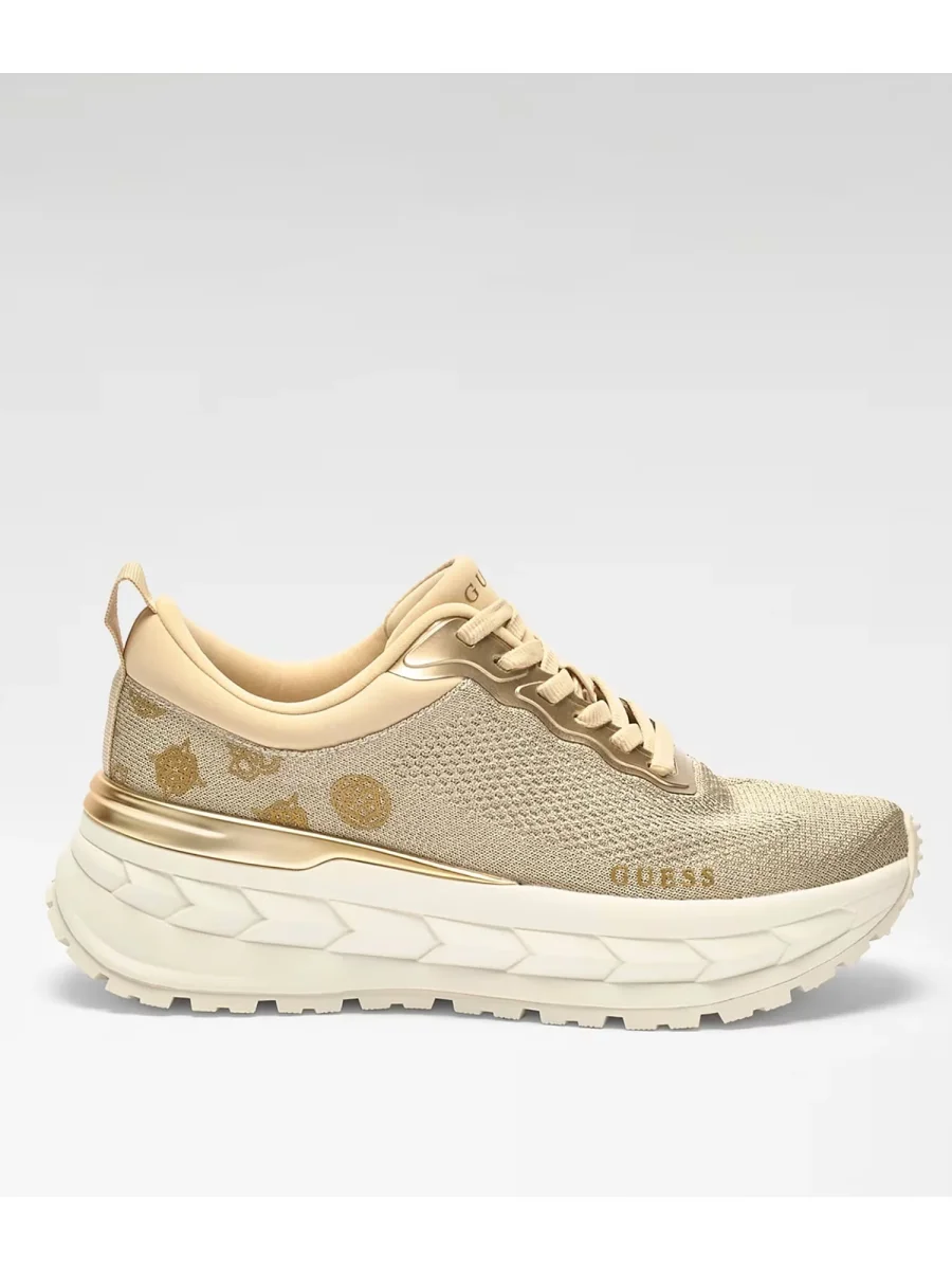 SNEAKERS DORATA GUESS RUNIT 3 DA DONNA - immagine 2