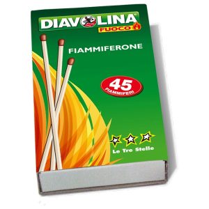 Diavolina LE TRE STELLE FIAMMIFERONE F.45