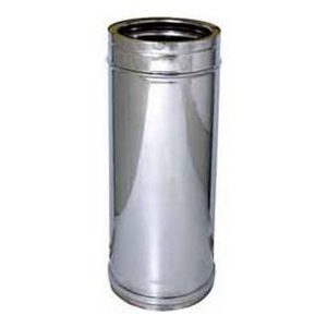 TUBO DOPPIA PARETE PER STUFA ? interno/esterno cm. 8/13 H cm. 100