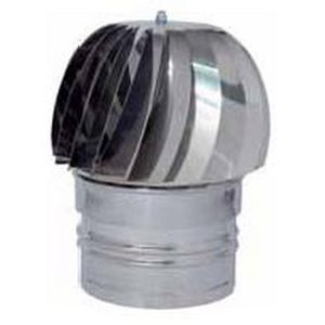 FUMAIOLO GIREVOLE GLOBO INOX Tondo (attacco maschio) ? cm. 8