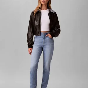 JEANS IN DENIM CHIARO CALVIN KLEIN MOM FIT DA DONNA