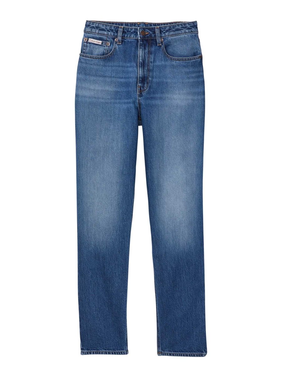 JEANS CALVIN KLEIN TAPERED FIT VITA ALTA DA DONNA - immagine 3