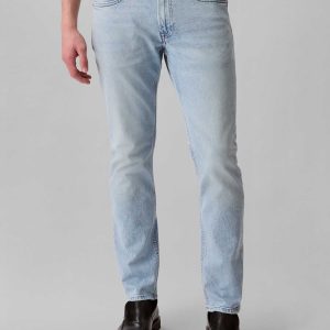 JEANS SLIM MARBLED CALVIN KLEIN DA UOMO LIGHT DENIM