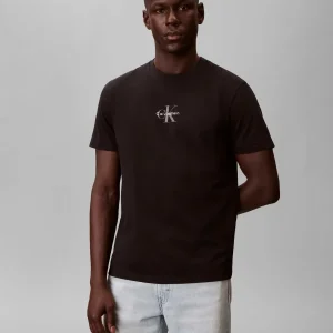 T-SHIRT NERO CALVIN KLIEN JEANS MONOLOGO DA UOMO