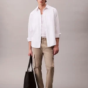 PANTALONE CARGO SKNNY CALVIN KLEIN JEANS UOMO KAKI