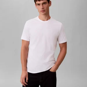 T-SHIRT BIANCA CLASSIC CALVIN KLEIN JEANS MONOGRAM DA UOMO