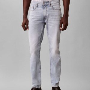 JEANS IN DENIM STONEWASH CALVIN KLEIN SPOTLIGHT DA UOMO
