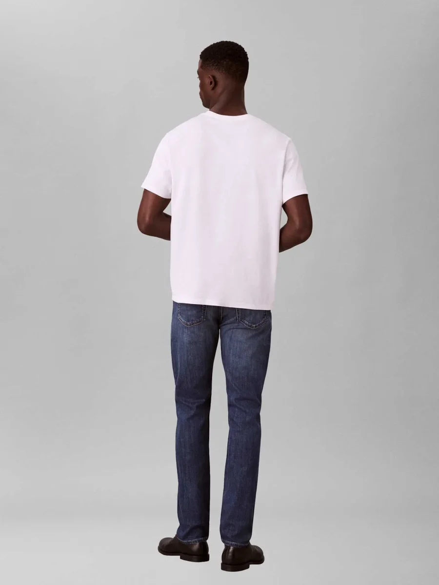 DENIM BLU CALVIN KLEIN SLIM TAPERED DA UOMO - immagine 5