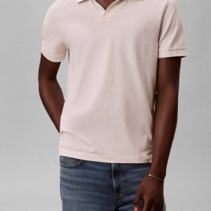 POLO PANNA CALVIN KLEIN CON COLLETTO APERTO DA UOMO