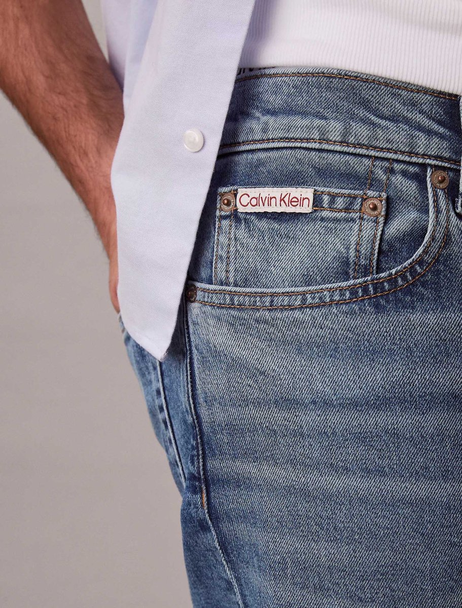 JEANS CALVIN KLEIN CLASSIC TAPERED DA UOMO - immagine 5