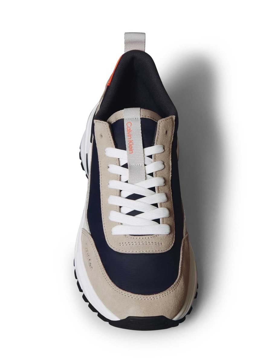 SNEAKERS BLU-BEIGE CALVIN KLEIN HIKE RUNNER DA UOMO - immagine 5