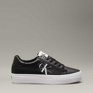 SNEAKERS NERA CALVIN KLEIN VULC FLATFORM DA DONNA