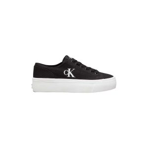 SNEAKERS NERA CALVIN KLEIN VULC FLATFORM LOW DA DONNA