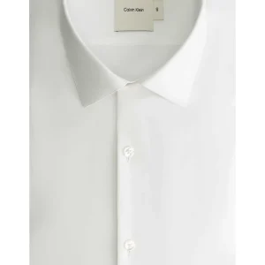 CAMICIA BIANCA CALVIN KLEIN SLIM PERFORMANCE DA UOMO
