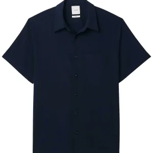 CAMICIA BLU CALVIN KLEIN JEANS IN SEERSUCKER DA UOMO