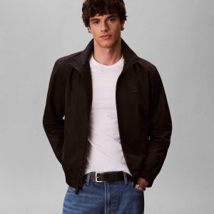 GIACCA A VENTO NERA CALVIN KLEIN DA UOMO