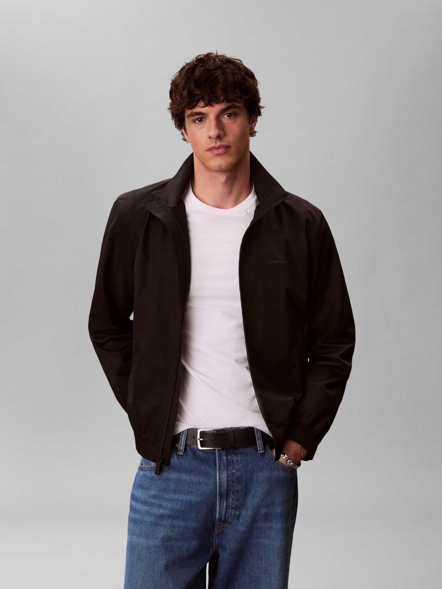 GIACCA A VENTO NERA CALVIN KLEIN DA UOMO - immagine 2