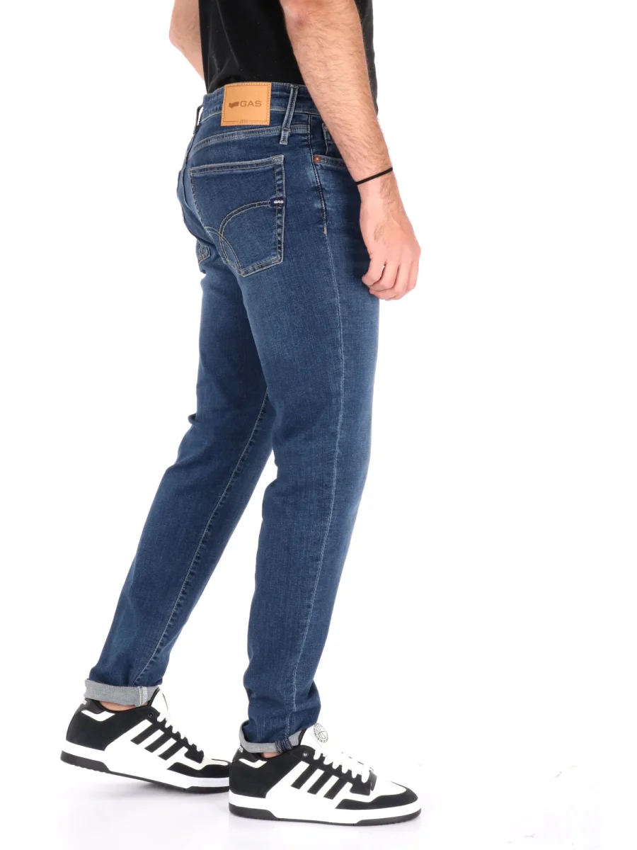 JEANS SKINNY SAX GAS DA UOMO BLU DENIM - immagine 8