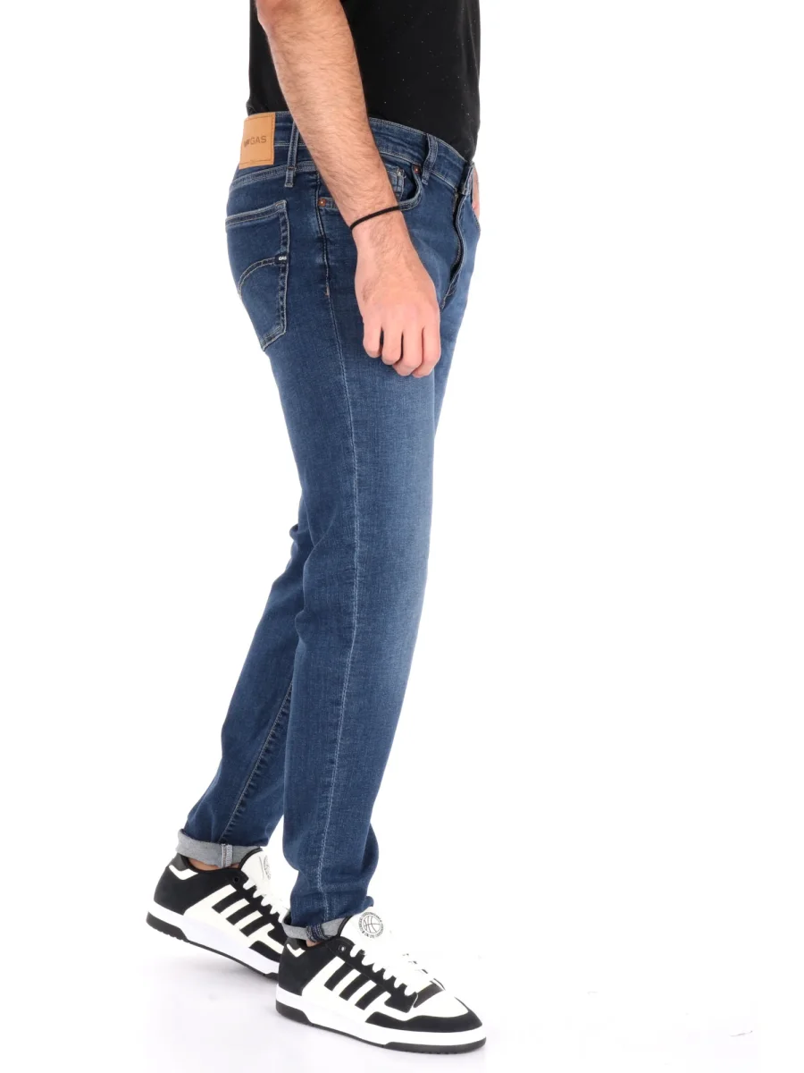 JEANS SKINNY SAX GAS DA UOMO BLU DENIM - immagine 9