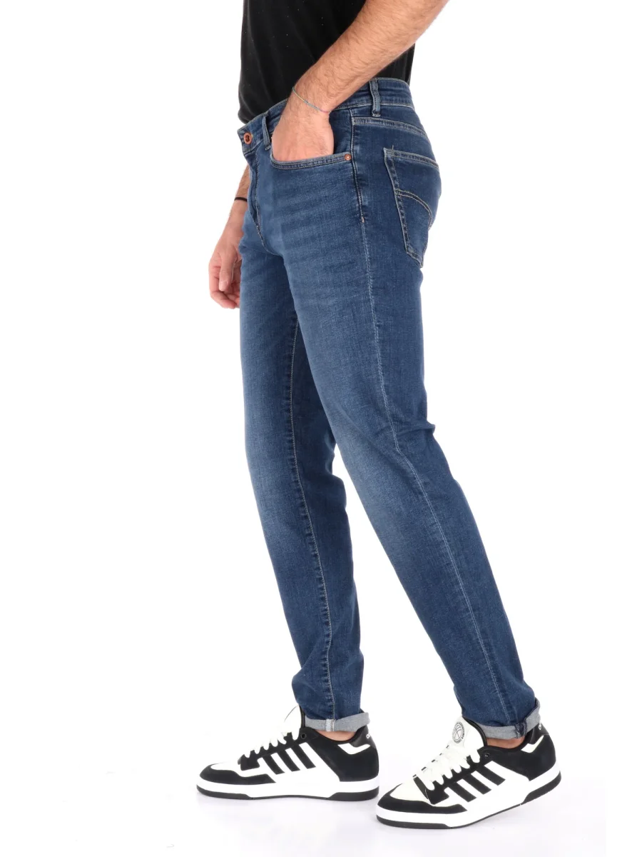 JEANS SKINNY SAX GAS DA UOMO BLU DENIM - immagine 4