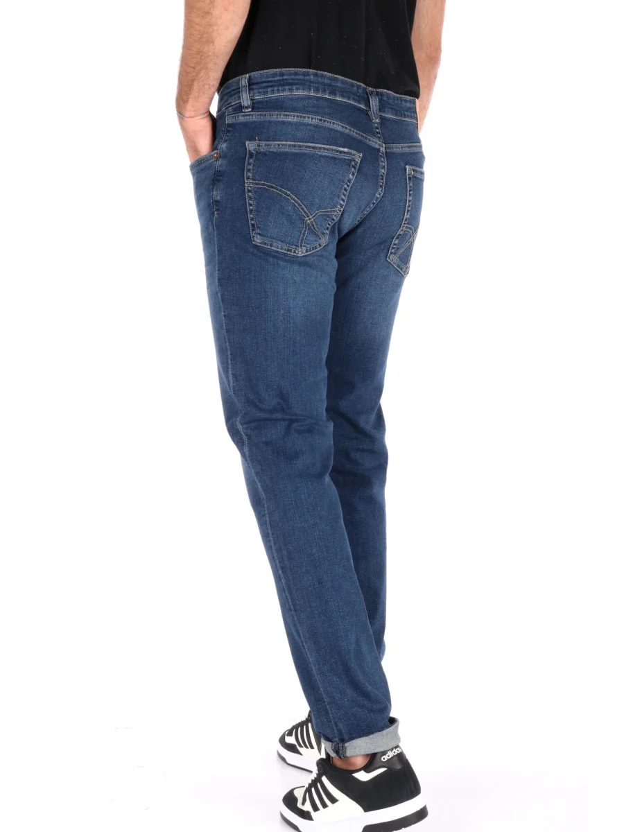 JEANS SKINNY SAX GAS DA UOMO BLU DENIM - immagine 5