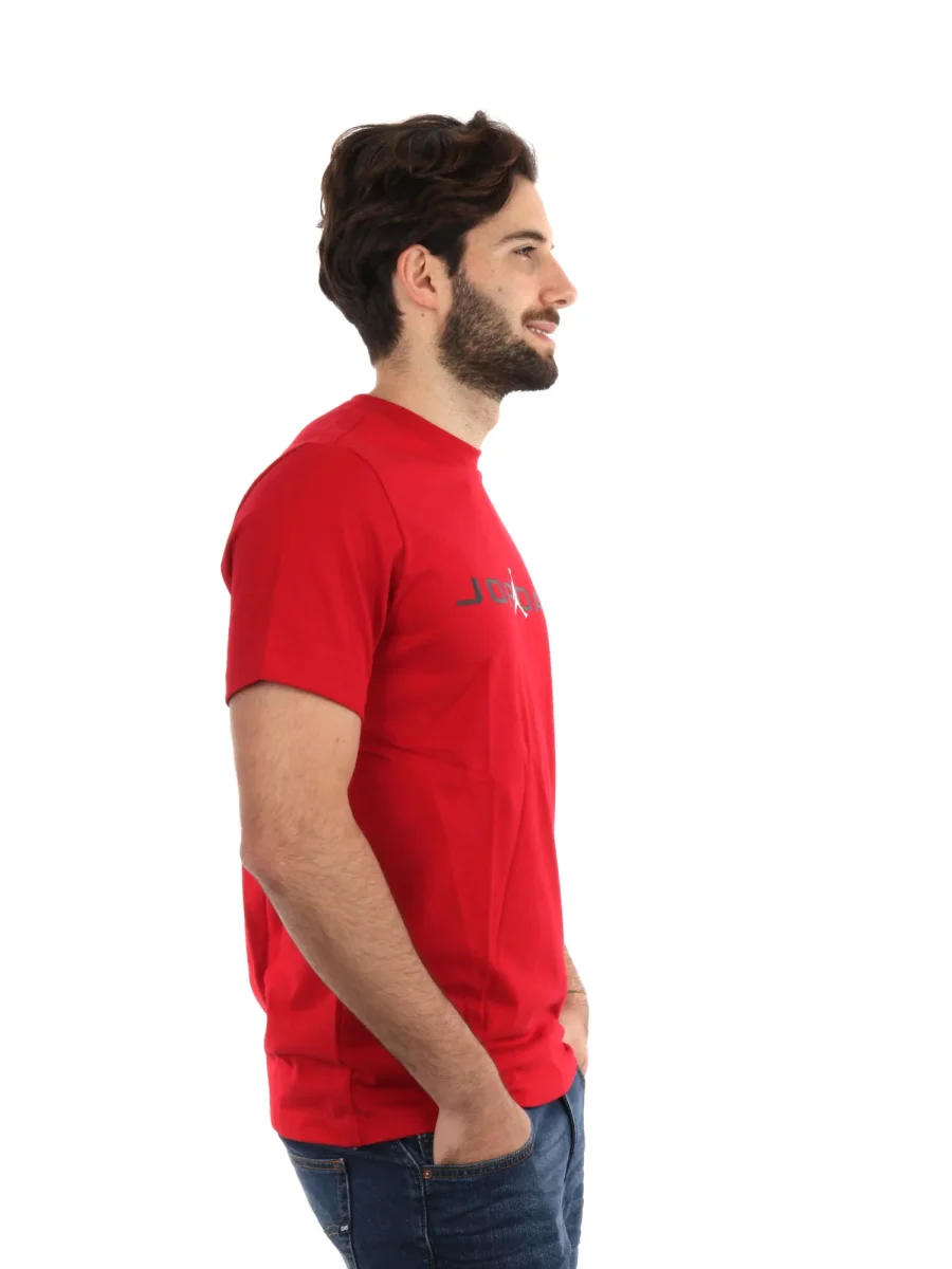 T-SHIRT GIROCOLLO JORDAN AIR DA UOMO ROSSO - immagine 8