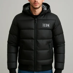 GIUBBOTTO CON PATCH E LOGO ICON